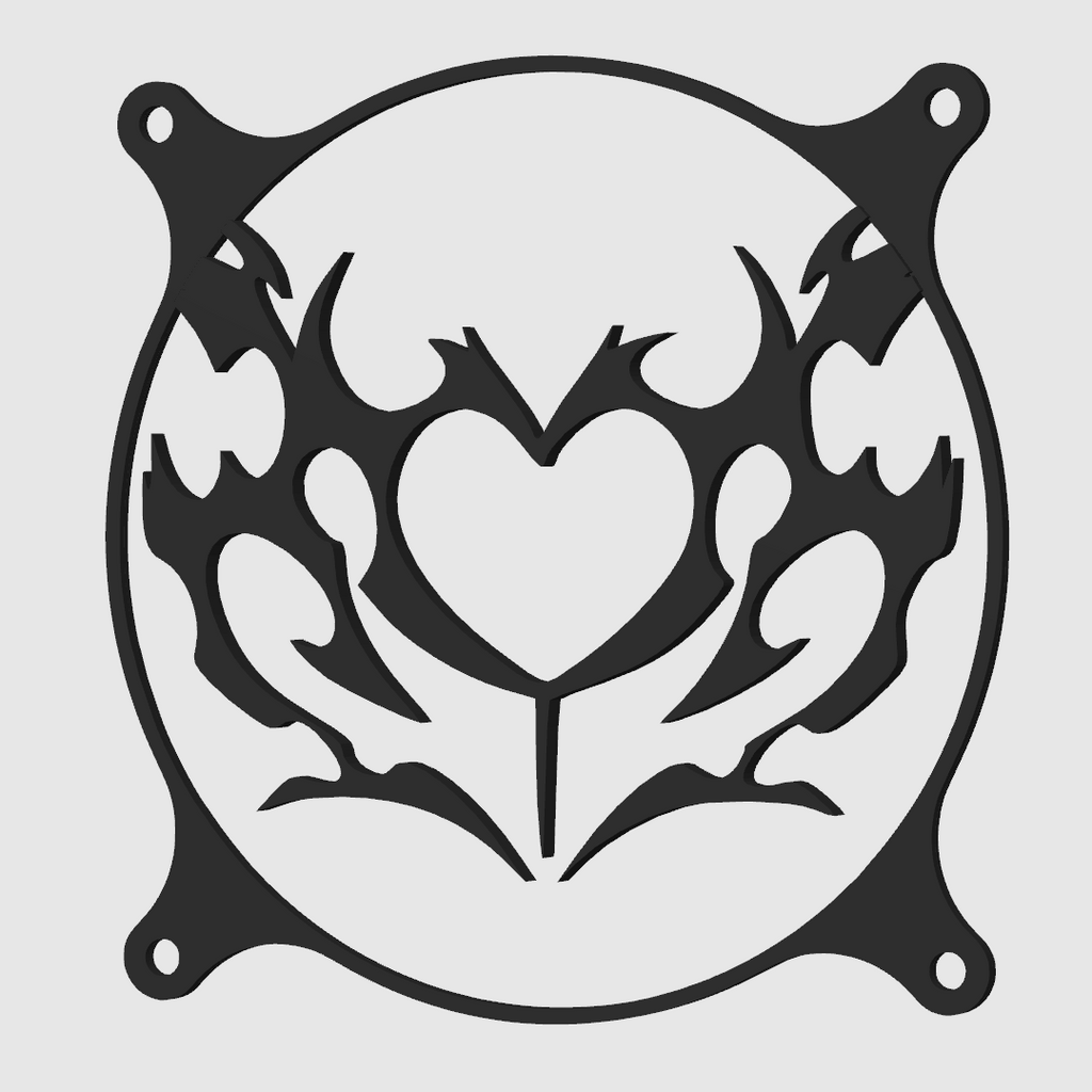 Kryt na větráček - Gothic Heart