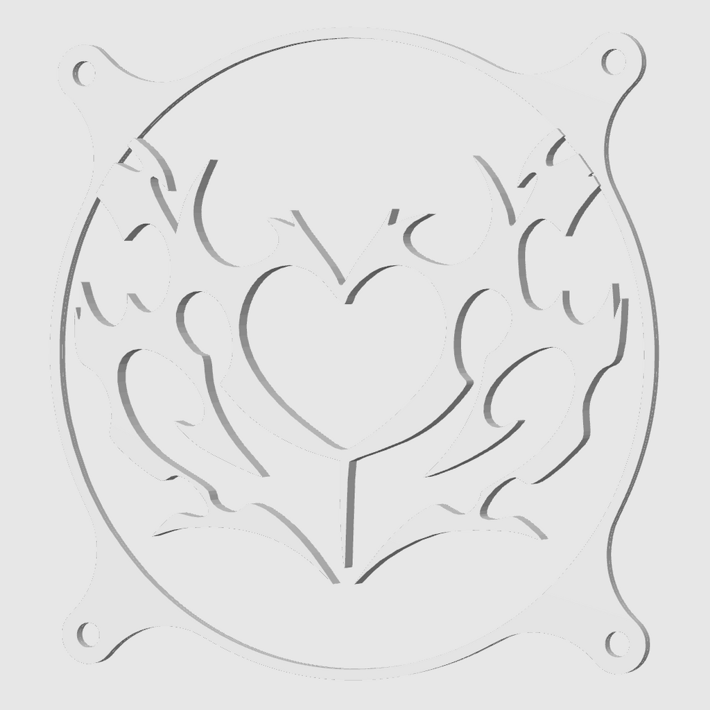 Kryt na větráček - Gothic Heart