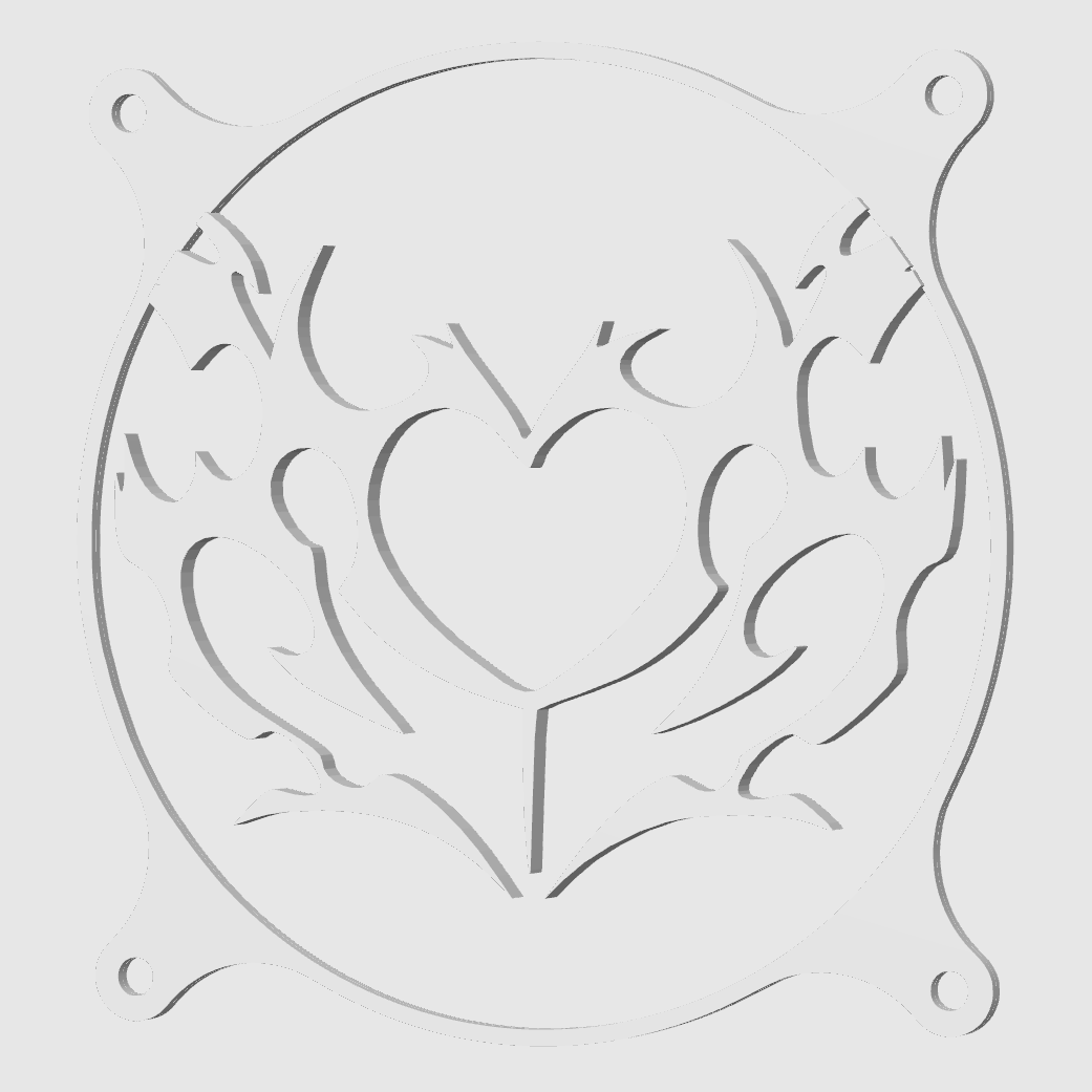 Kryt na větráček - Gothic Heart