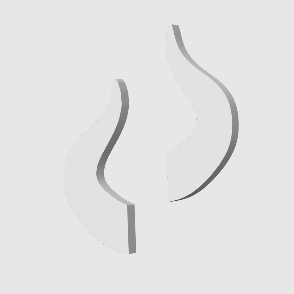 Dekorace na monitor - Horns