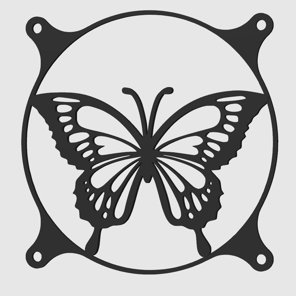 Kryt na větráček - Butterfly