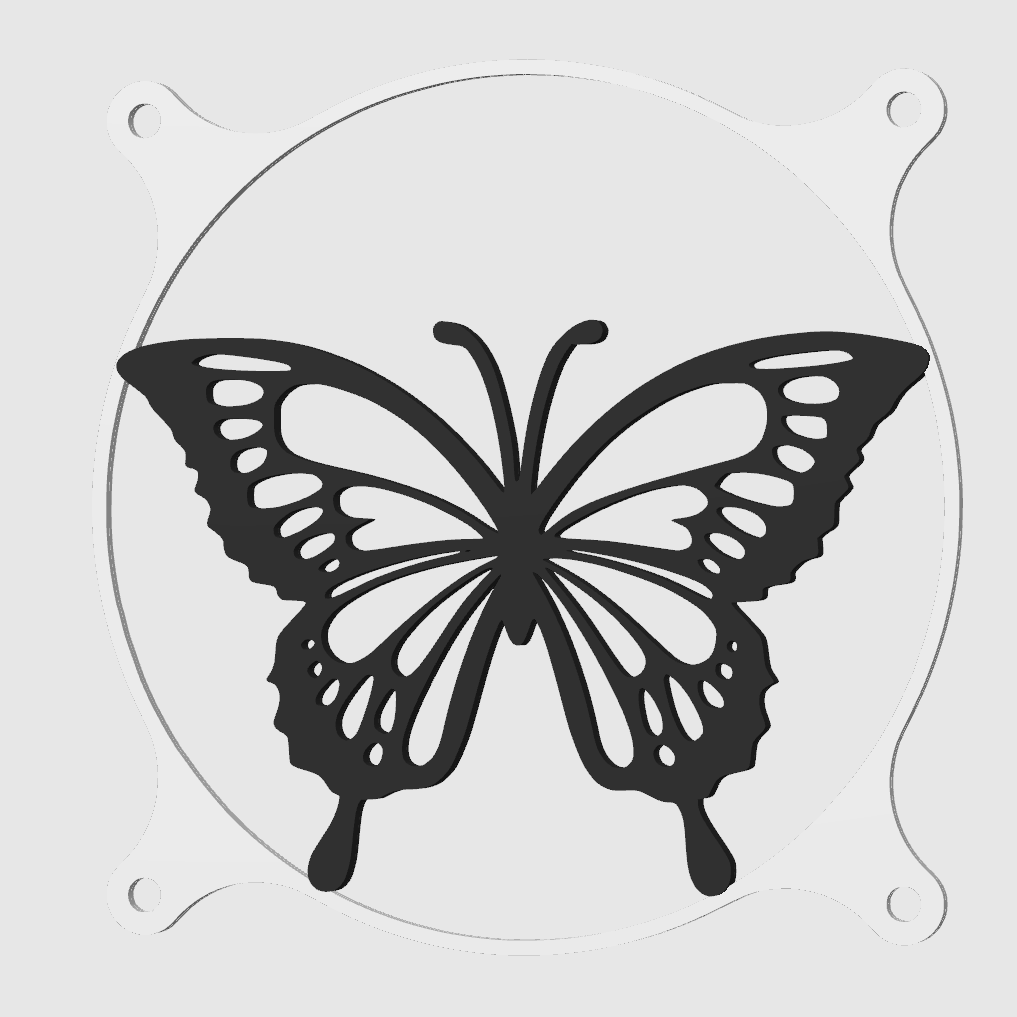 Kryt na větráček - Butterfly