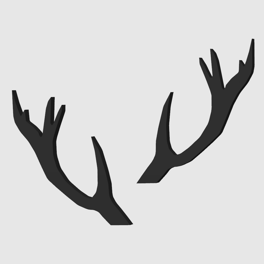 Dekorace na monitor - Antlers