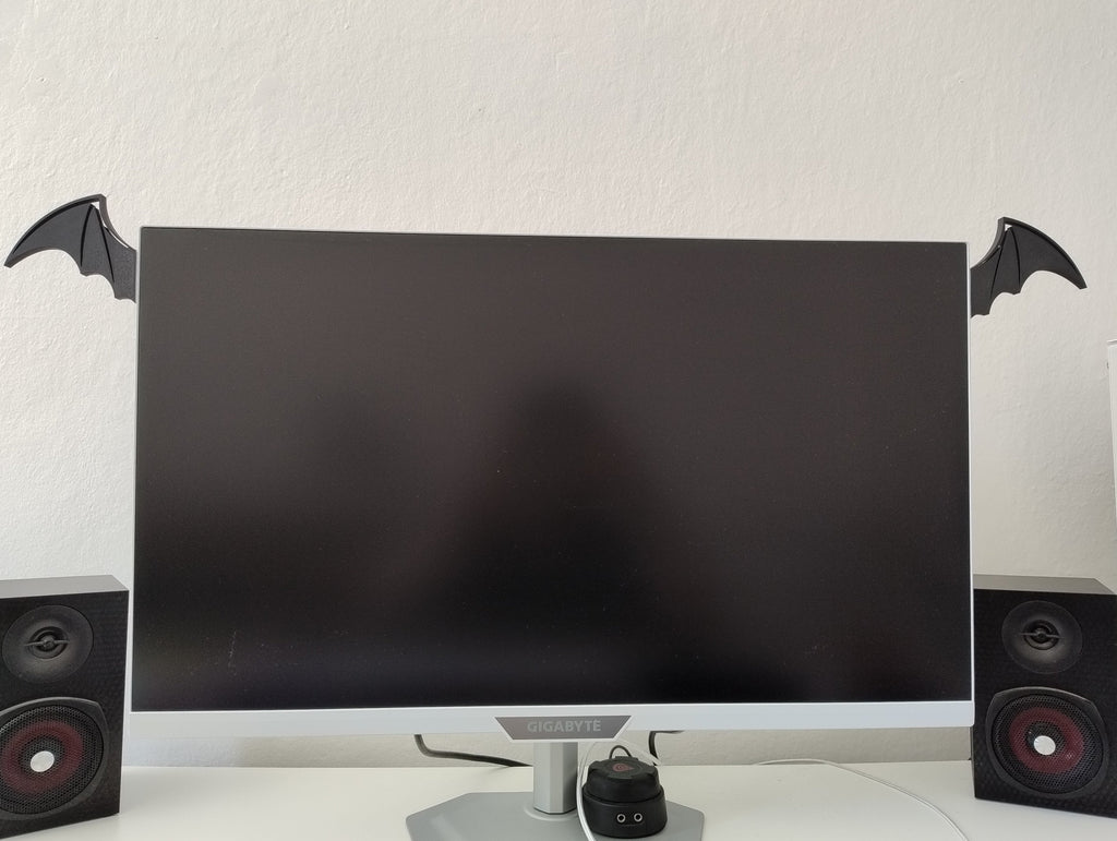Dekorace na monitor - Bat wings