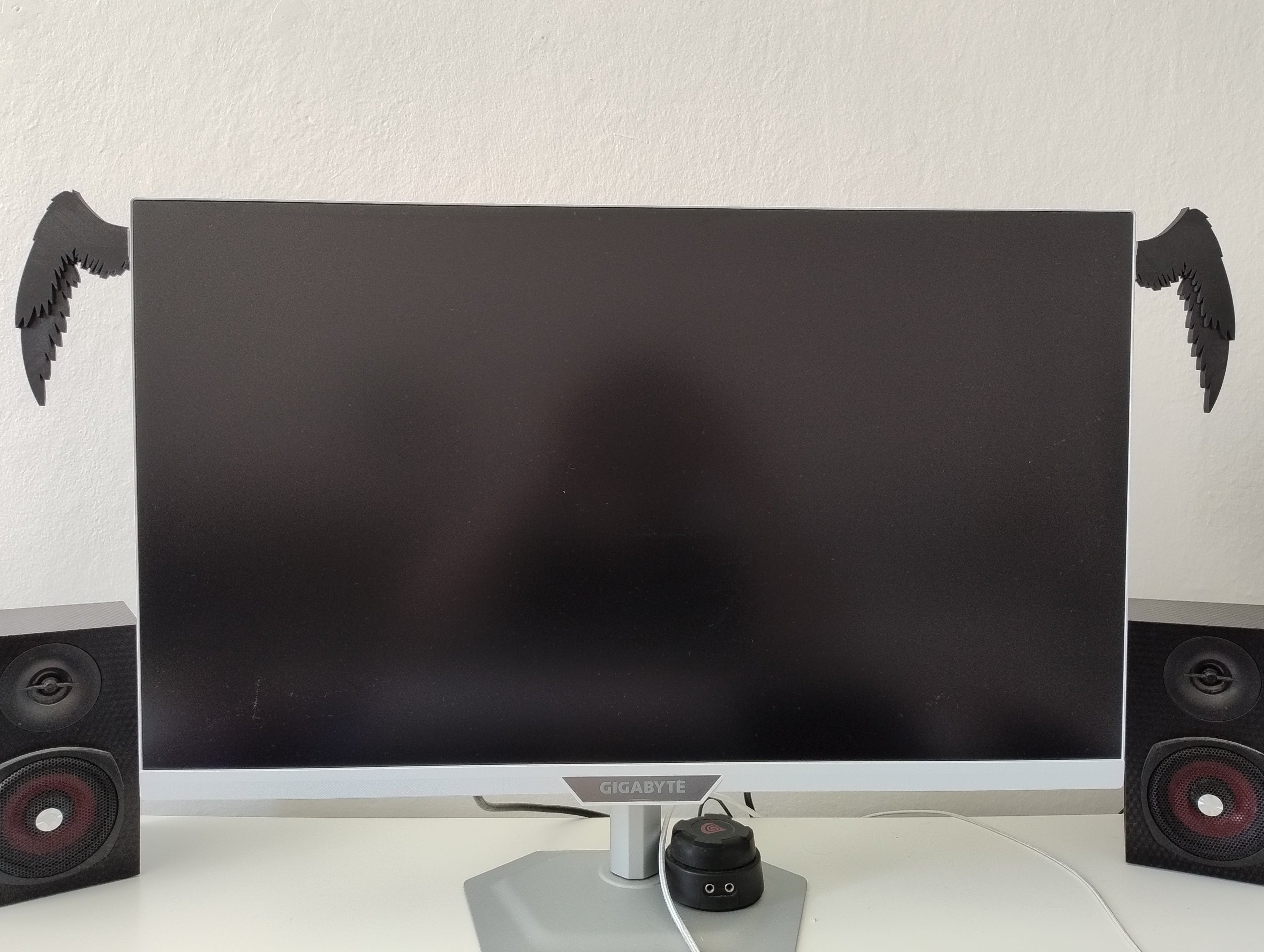 Dekorace na monitor - Angel wings