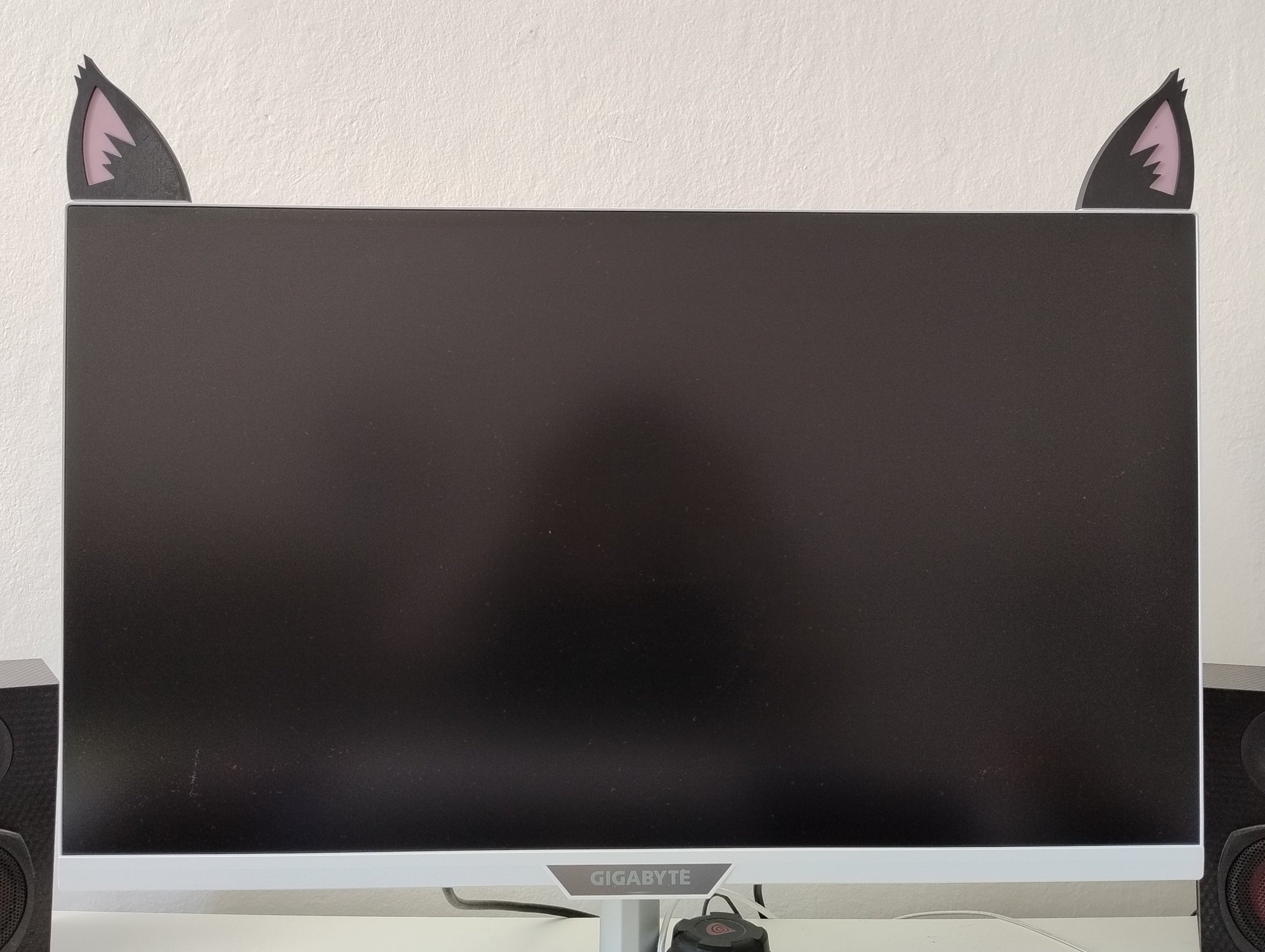 Dekorace na monitor - Cat ears